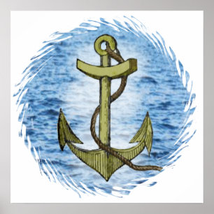 Affiche Ancre 20X20 simple