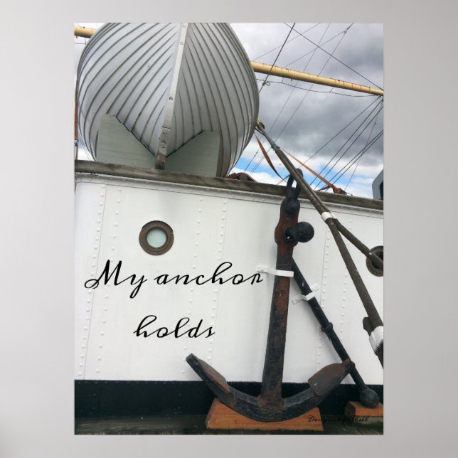 Affiche Ancre des navires d'inspiration (Devant)