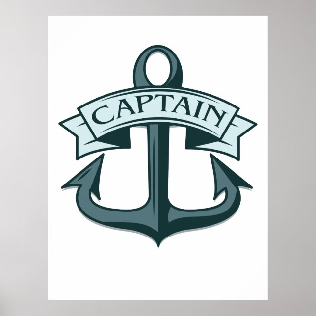Affiche Ancre du capitaine Ships (Devant)
