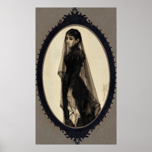 Affiche Anders Zorn, l'affiche de veuve