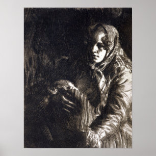 Affiche Anders Zorn Madonna