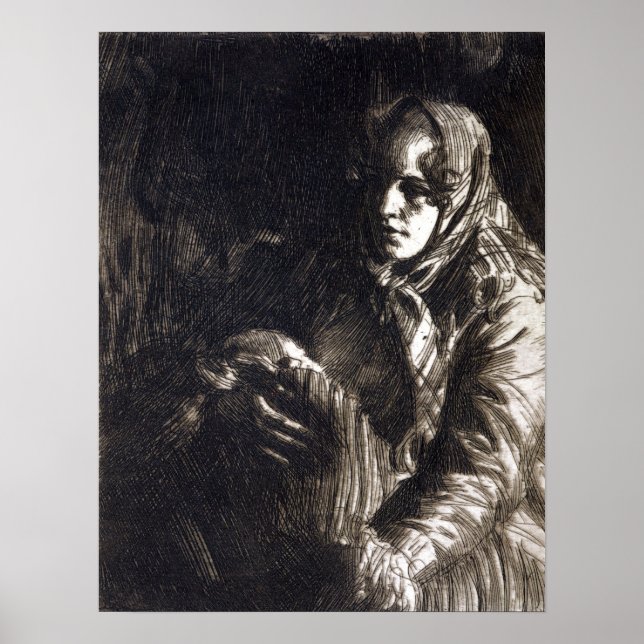 Affiche Anders Zorn Madonna (Devant)