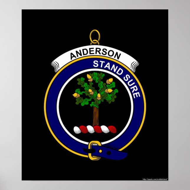 Affiche Anderson - Clan Crest (Devant)