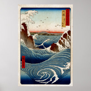 Affiche Andō Hiroshige Naruto Whirlpool, Awa Province