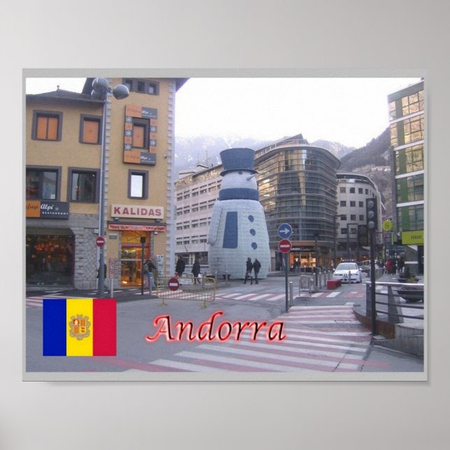 Affiche Andorre - (Devant)