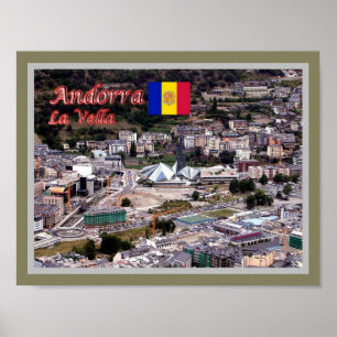 Affiche Andorre - La Vella -