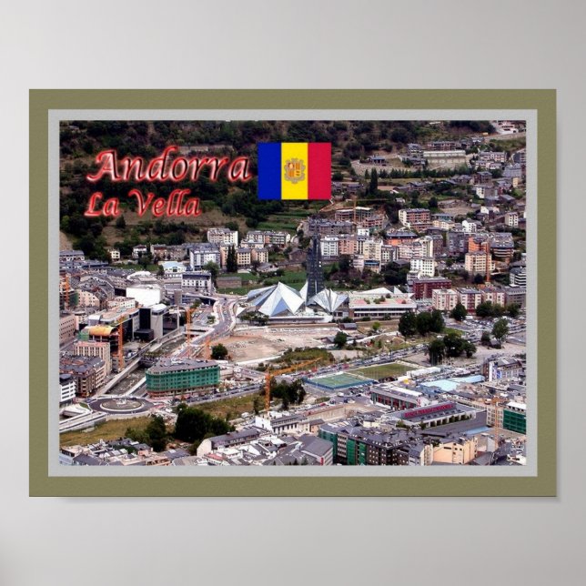 Affiche Andorre - La Vella - (Devant)
