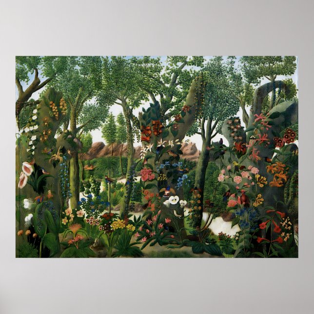 Affiche Andre Bauchant - Paradis Vintage (Devant)