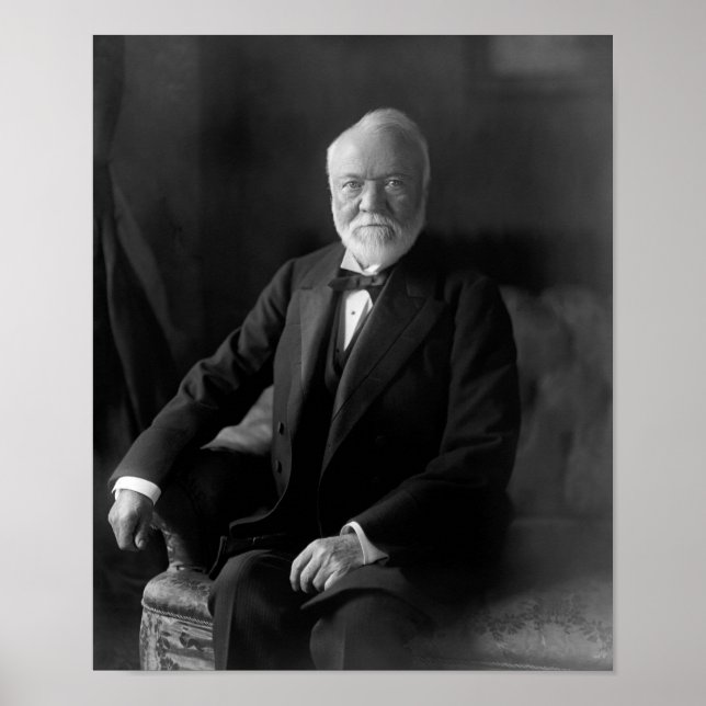 Affiche Andrew Carnegie Portrait - 1905 (Devant)