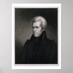 Affiche Andrew Jackson (gravure)