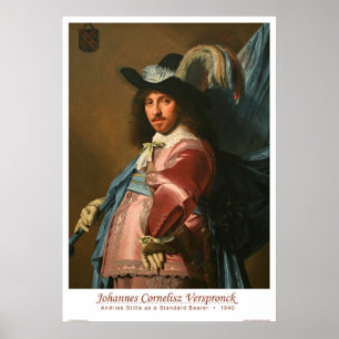 Affiche Andries Stilte comme porteur standard