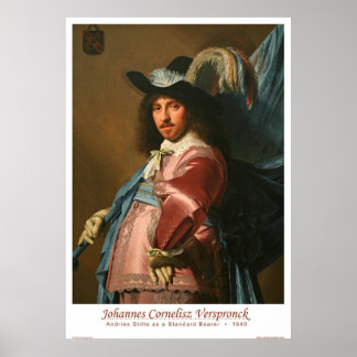 Affiche Andries Stilte comme porteur standard