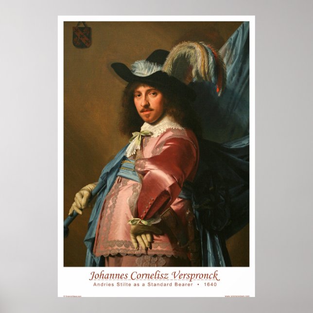 Affiche Andries Stilte comme porteur standard (Devant)