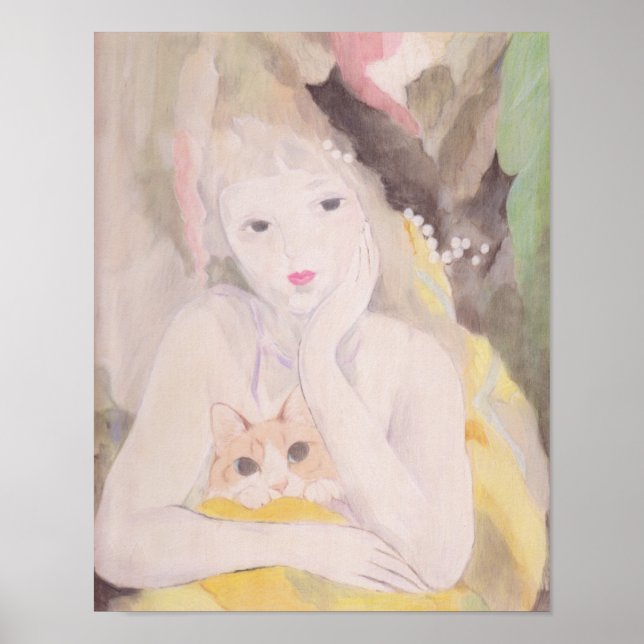 Affiche Andromed et chat Marie Laurencin (Devant)
