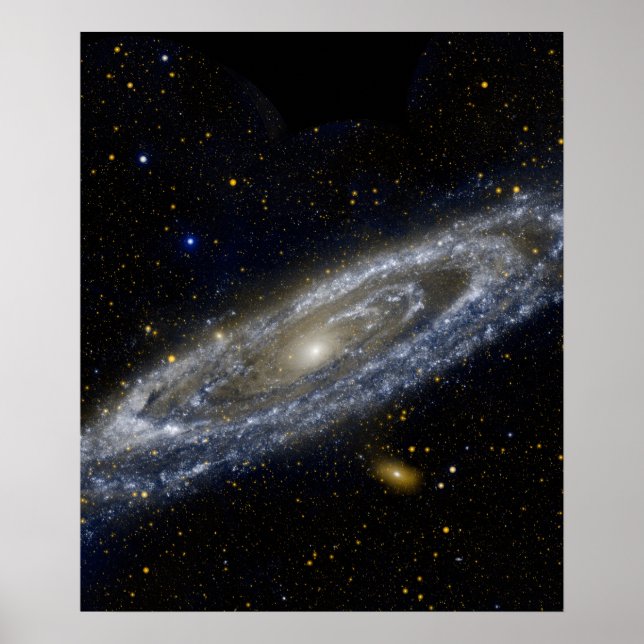 Affiche Andromède galaxie laiteuse façon cosmos univers (Devant)