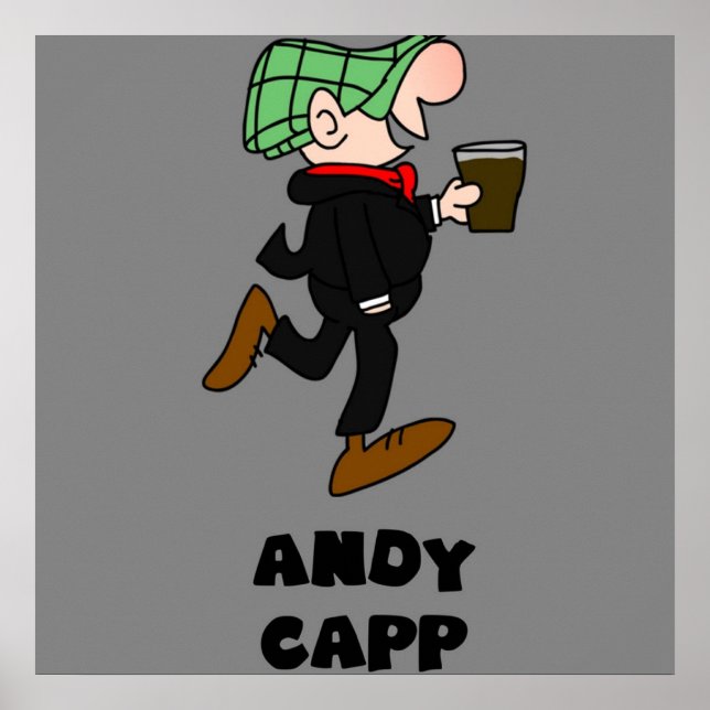 Affiche andy capp britannique anglais anglais rétro vintag (Devant)