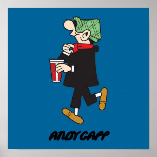 Affiche andy capp uk england retro
