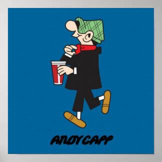 Affiche andy capp uk england retro