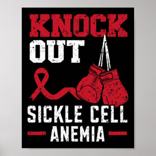 Affiche Anémie de la faucille de Knockout Trouble du sang