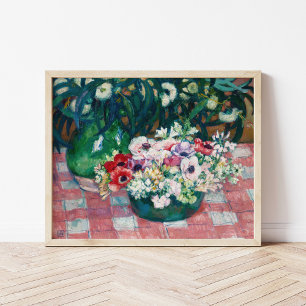 Affiche Anémones   Theo van Rysselberghe