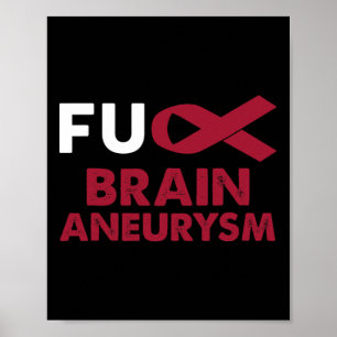 Affiche Aneurysme Sensibilisation Soutien Survivant Cadeau