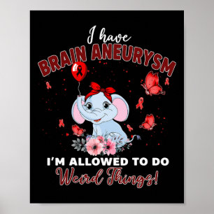 Affiche Anévrisme Cerveau Elephant Autorisé À Faire Étrang
