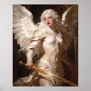 Affiche Ange Blanc