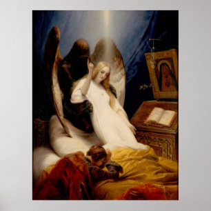 Affiche Ange de la mort - Horace Vernet - 1851