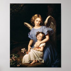 Affiche Ange du Guardian par Joseph Karl Stieler