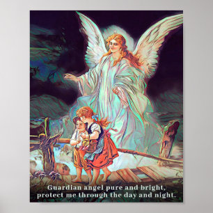 Affiche Ange Gardien, Enfants, Pont