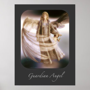 Affiche Ange gardien et enfant