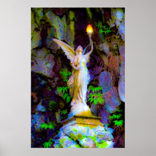 Affiche Ange & Lampe