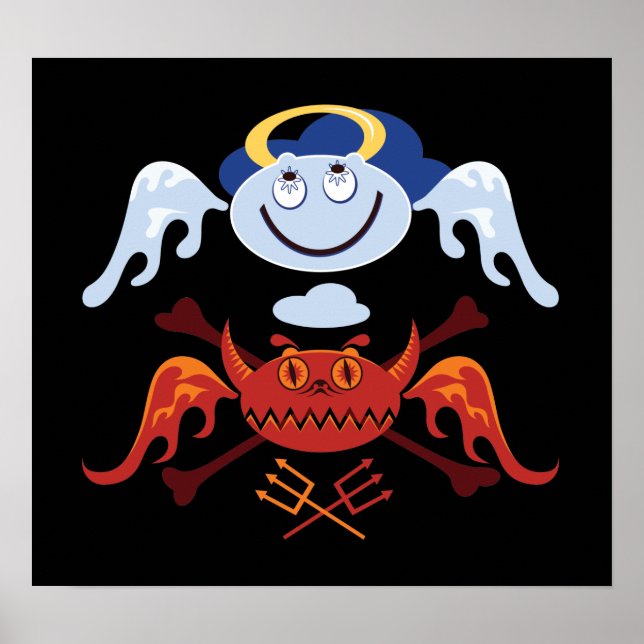 Affiche ange maléfique (Devant)