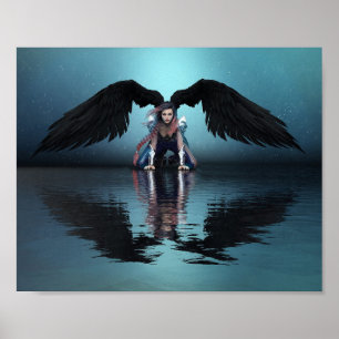 Affiche ange noir