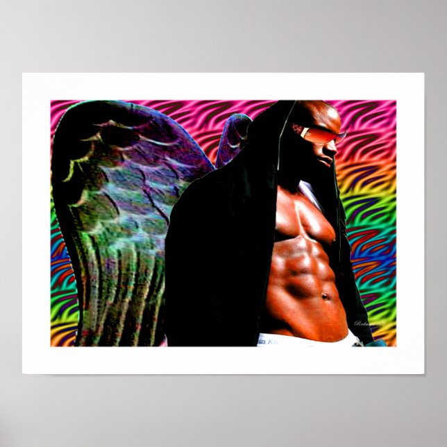 Affiche  Ange Noir Africain  (Devant)