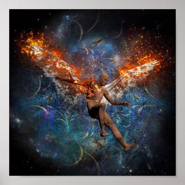 Affiche Ange tombé (Devant)