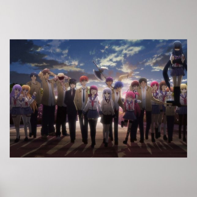 Affiche Angel Beats Characters  Angel Beats (Devant)