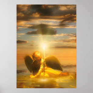 Affiche Angel Child LIGHT