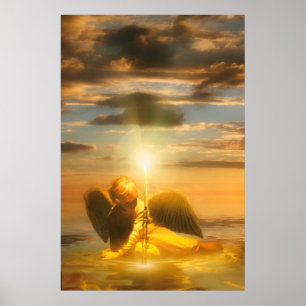Affiche Angel Enfant LUMIÈRE LE MONDE