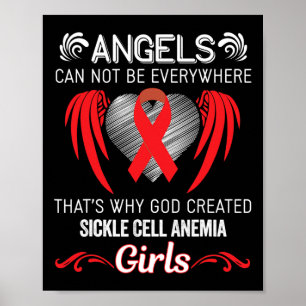Affiche Angel Girl - Sickle Cell Anemia Sensibilisation à