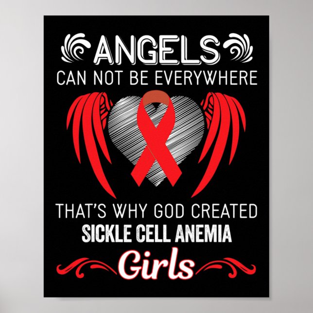 Affiche Angel Girl - Sickle Cell Anemia Sensibilisation à  (Devant)