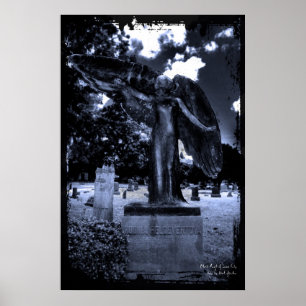 Affiche Angel noir de Iowa City Imprimer