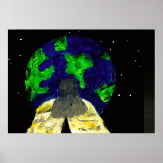 Affiche Angel watching over me  (Semi-Gloss) print