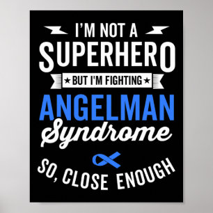 Affiche Angelman Syndrome Guerrier Survivant Sensibilisati