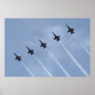 Affiche Angels bleus FA-18