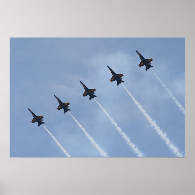 Affiche Angels bleus FA-18 (Devant)