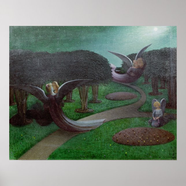 Affiche Angels dans la nuit, 1896 (Devant)