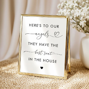 Affiche Angels De Script Coeur En Mémoire Du Mariage Signa
