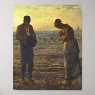 Affiche Angelus Jean Francois Millet