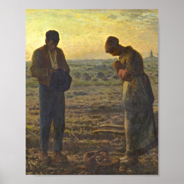 Affiche Angelus Jean Francois Millet (Devant)